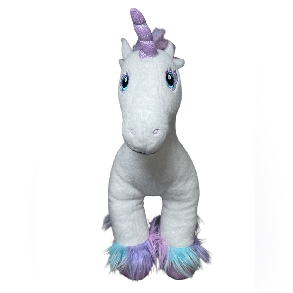Teal Eyes Build A Bear Enchanted Unicorn Fairy Friend 2020 Butterfly Foot 16" - Picture 7 of 15